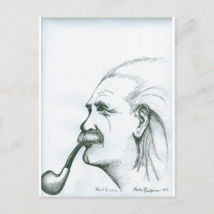 Albert Einstein.jpg Postcard