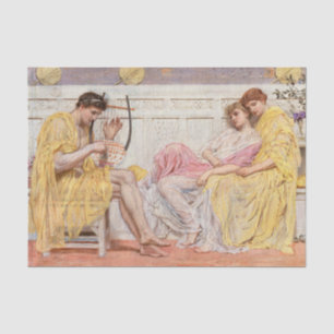 Albert Joseph Moore A Musician (ca. 1867) Tissue Paper