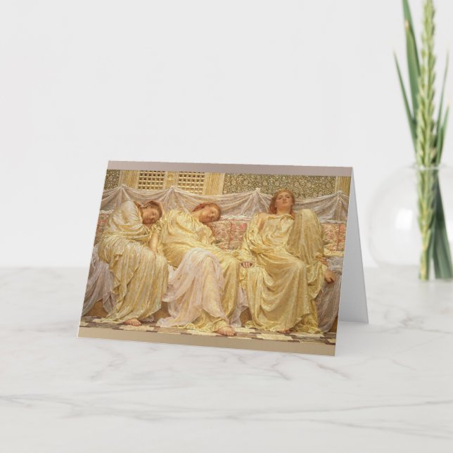 Albert Moore Dreamers CC0725 Greeting Card (Front)