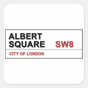 Albert Square London England Sticker