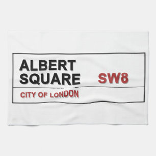 Albert Square London England Tea Towel