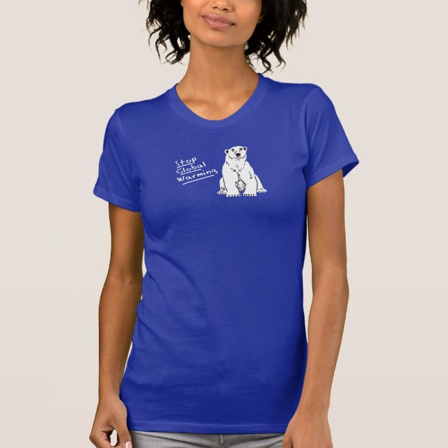 Albert Stop Global Warming T-Shirt (Front)