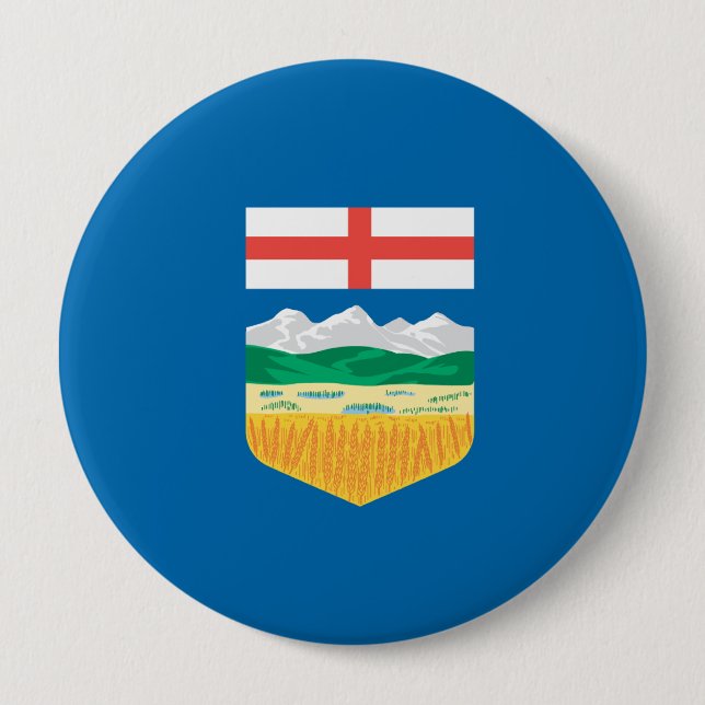 ALBERTA 10 CM ROUND BADGE (Front)