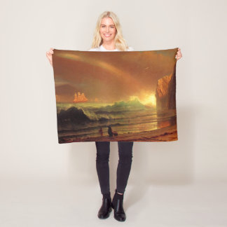 Alberta Bierstadt, The Golden Gate art reprint Fleece Blanket