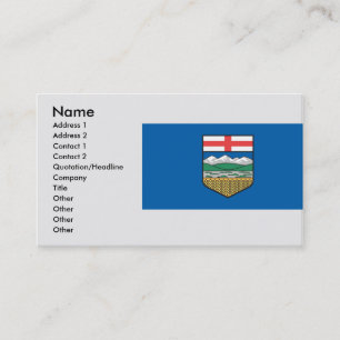 Alberta , Canada Business Card