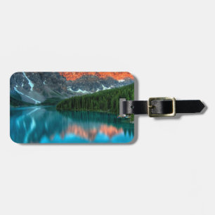 Alberta Canada Lake Louise Summer Adventure Luggage Tag