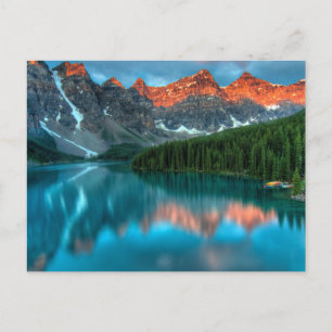 Alberta Canada Lake Louise Summer Adventure Postcard