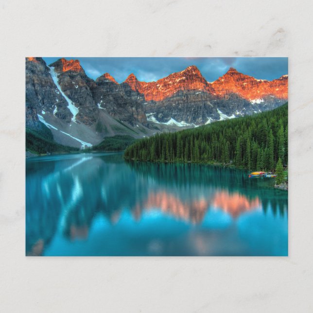 Alberta Canada Lake Louise Summer Adventure Postcard (Front)