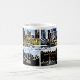 Alberta - Canada - Mosaic - Coffee Mug