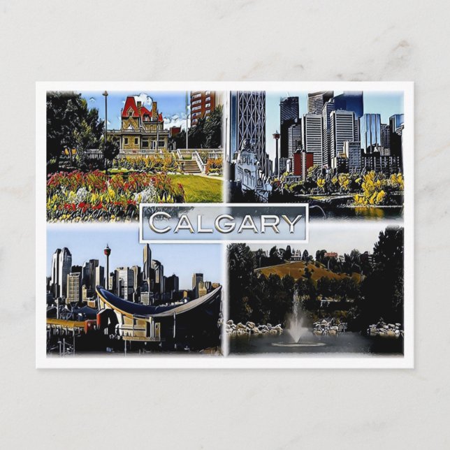 Alberta - Canada - Mosaic - Postcard (Front)