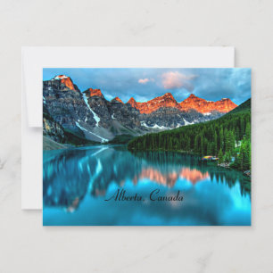 Alberta Canada Picturesque Photograph Postcard
