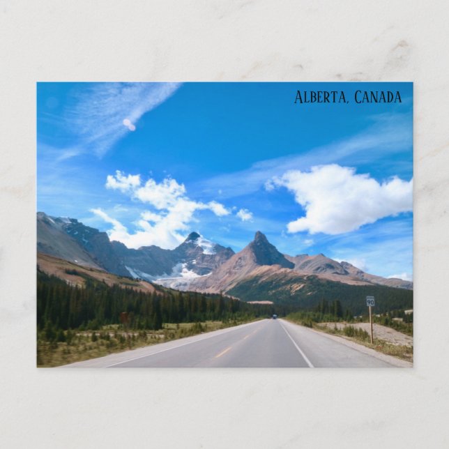 Alberta, Canada Postcard (Front)