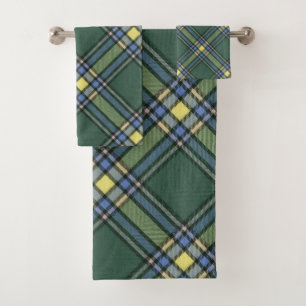 Alberta Canada Provincial Tartan Bath Towel Set