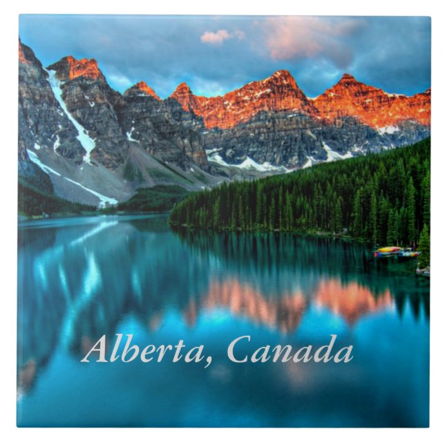 Alberta, Canada scenic photograph Tile (Front)