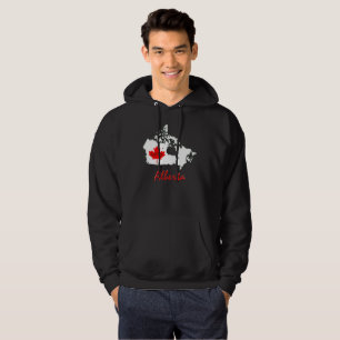 Alberta Customise Canada Province Hoodie