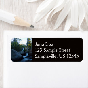 Alberta Falls at Sunrise at Rocky Mountains