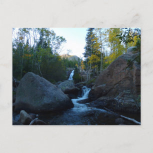 Alberta Falls at Sunrise at Rocky Mountains Postcard