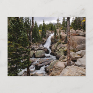 Alberta Falls In Rocky Mountain National Park Postcard