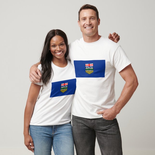 Alberta Flag Graphic T-Shirt (Unisex)