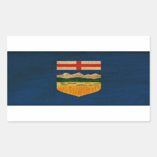 Alberta Flag Rectangular Sticker