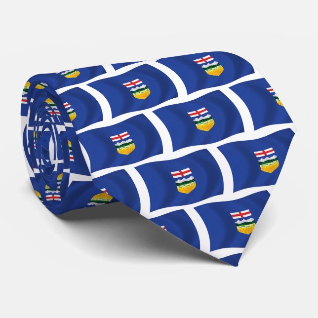 Alberta Flag Tie (Rolled)