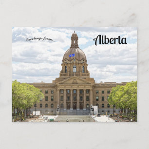 Alberta Legislature Building Alberta Canada Postcard