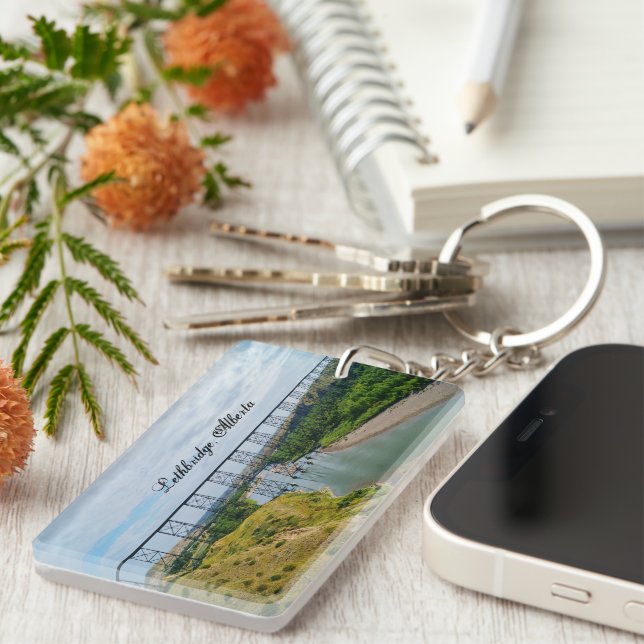 Alberta Railway Icon Key Ring (Front Right)