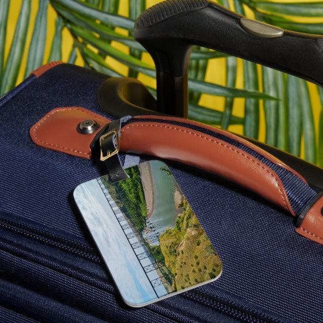 Alberta Railway Icon Luggage Tag (Front Insitu 1)