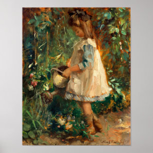 Albertine in the Garden   Albert Roelofs Poster