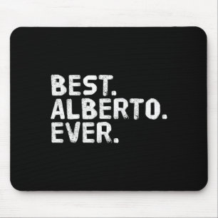 Alberto shirt funny men father's gift idea mouse mat