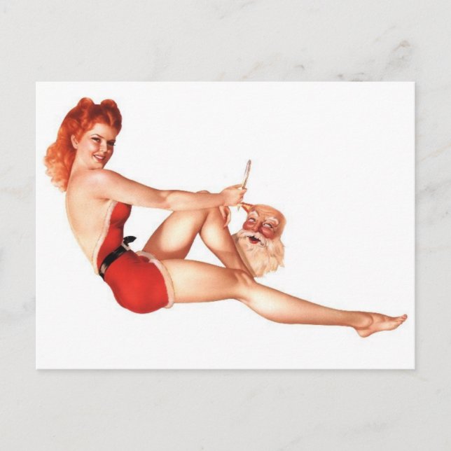 Alberto Vargas Vintage Pin up Postcard (Front)