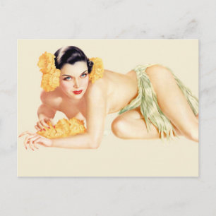 Alberto Vargas Vintage Pin up Postcard