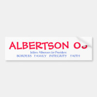 ALBERTSON for President