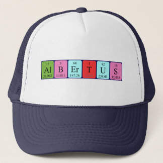 Albertus periodic table name hat