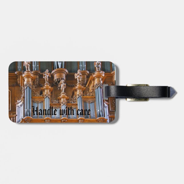 Albi Cathedral Luggage Tag (Back Horizontal)