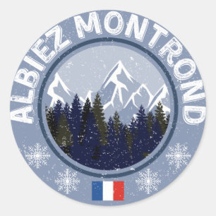Albiez Montrond Ski resort Sticker