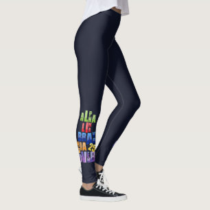 Albin 25 Phonetic Alphabet Leggings