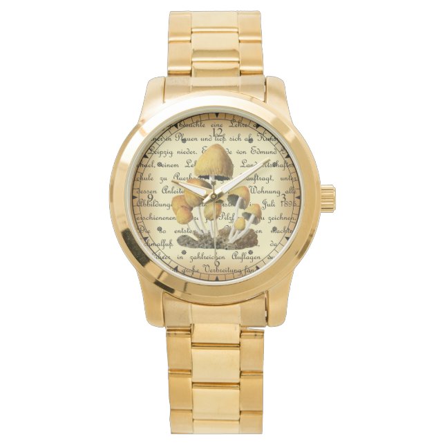 Albin Schmalfuß ~ Glimmertintling-1~ Mushrooms ~ Watch (Front)