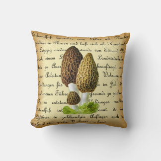 Albin Schmalfuß ~ Spitzmorchel-1~ Mushrooms ~  Cushion