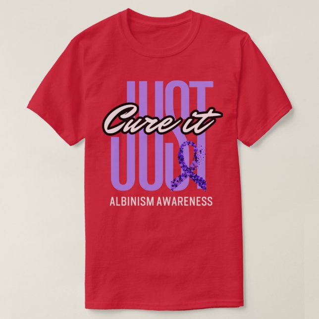 Albinism awareness T-Shirt (Design Front)