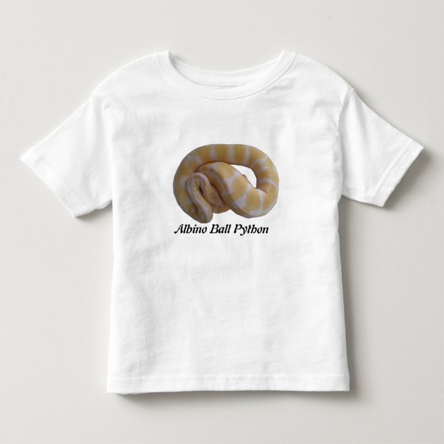 Albino Ball Python Toddler T-Shirt (Front)