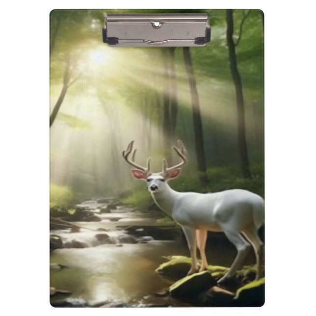 Albino Buck  Clipboard (Front)