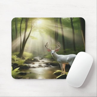 Albino Buck  Mouse Mat