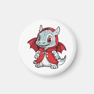 Albino Dragon in Red Magnet