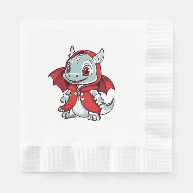Albino Dragon in Red Napkin (Front)