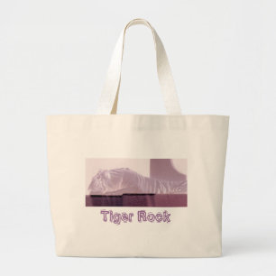 Albino Tiger Large Tote Bag