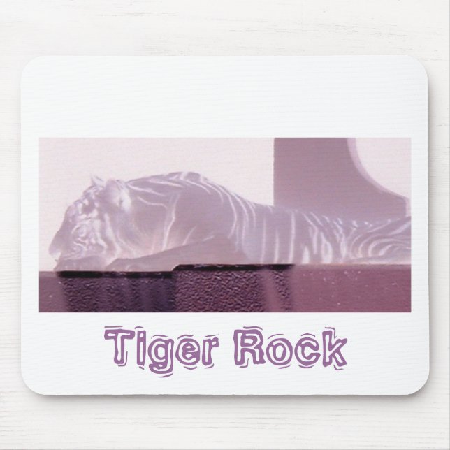 Albino Tiger Mouse Mat (Front)