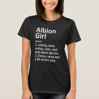 Albion Girl Mi Michigan Funny City Home Roots