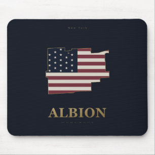 Albion New York American Silhouette Mouse Mat