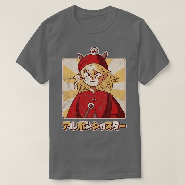 Albonshasta Distressed T-Shirt (Design Front)